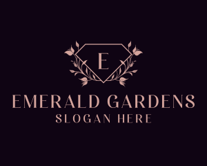 Floral Wreath Garden logo design