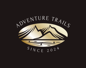 Mountain Adventure Campsite logo design