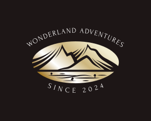 Mountain Adventure Campsite logo design