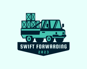 Cargo Shipment Trucking logo design