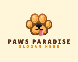 Doggy Paw Pet logo design