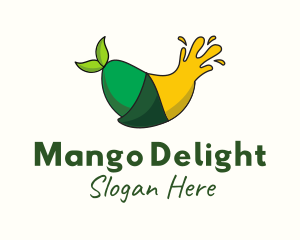 Green Mango Juice logo design