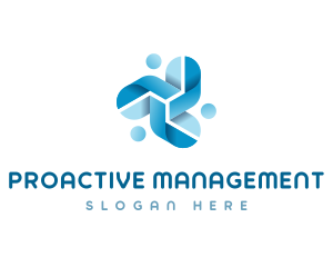 Management - Human Resources Management logo design