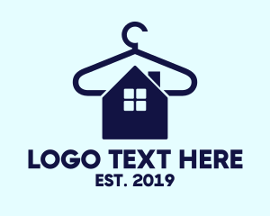 Laundry - Blue Laundry Home logo design