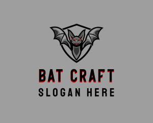 Bat - Scary Evil Bat logo design