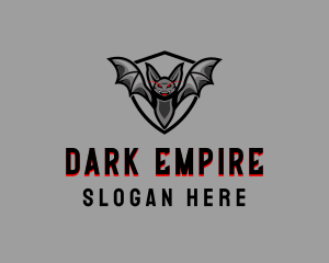 Scary Evil Bat logo design