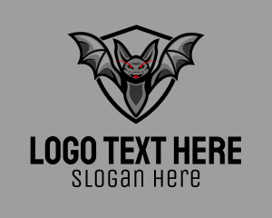 Bat - Evil Bat Mascot logo design