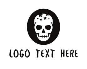 Horror - Star Skull logo design