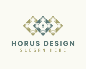 Floor Tile Pattern logo design