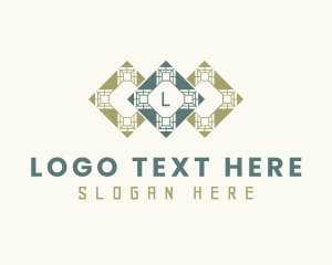 Paver - Floor Tile Pattern logo design