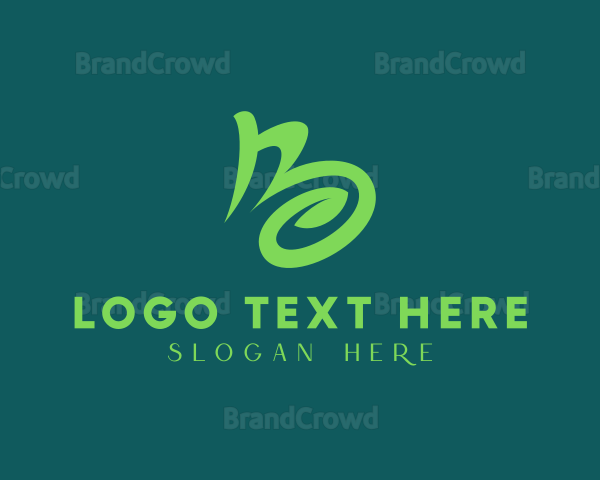 Organic Letter B Logo