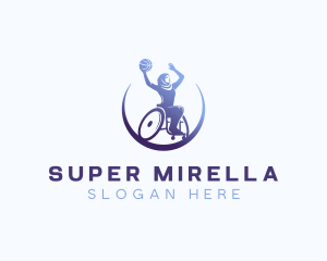Special Education - Paralympic Wheelchair Basketball logo design