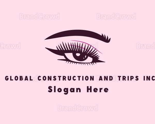 EyelashWoman Cosmetology Logo