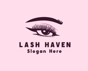 EyelashWoman Cosmetology logo design