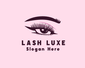 EyelashWoman Cosmetology logo design