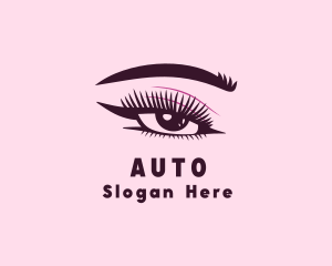 Woman - EyelashWoman Cosmetology logo design