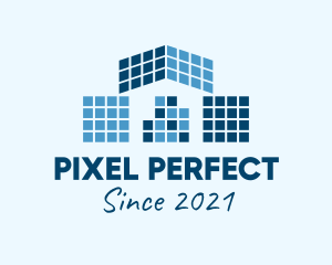 Pixel House Property  logo design