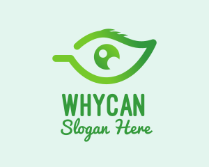 Green Leaf Eye  Logo