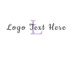 Feminine - Feminine Cursive Beauty logo design