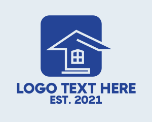 Real Estate - House Property App logo design