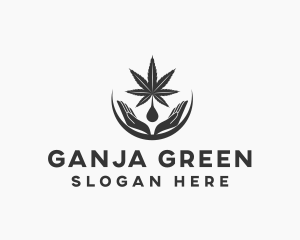 Marijuana Cannabis Weed logo design