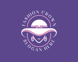 Fashion Hat Stylist logo design