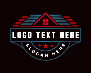 Roof - Residential Roof Property logo design