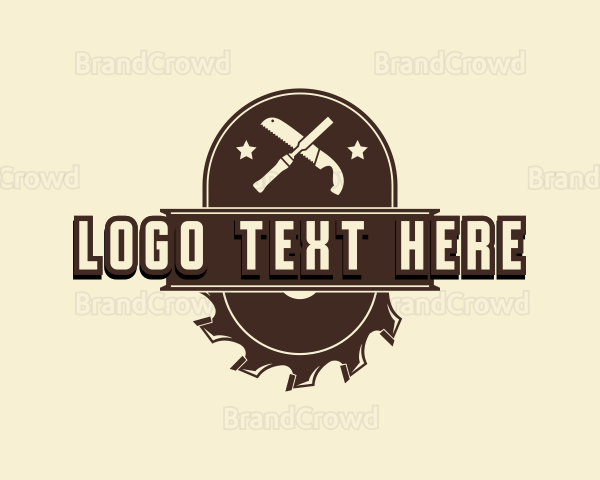 Carpentry Tools Woodworking Logo