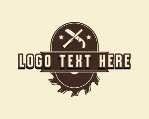 Carpenter - Carpentry Tools Woodworking logo design