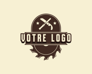 Woodworking - Carpentry Tools Woodworking logo design