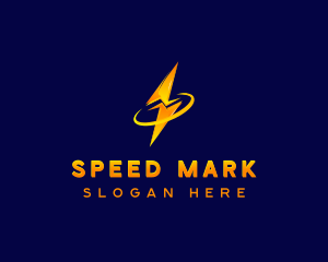 Power Zap Lightning Bolt logo design