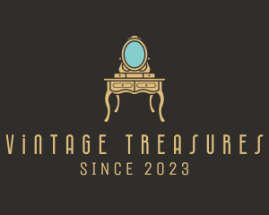 Antique - Antique Mirror Dresser logo design