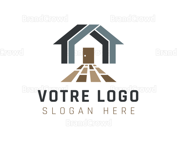 Wood Tile House Logo