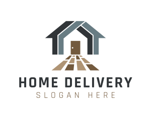 Wood Tile House logo design