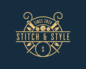 Needle Seamstress Alteration logo design