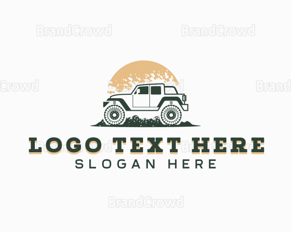 Automotive SUV Driving Logo