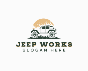 Jeep - Automotive SUV Driving logo design