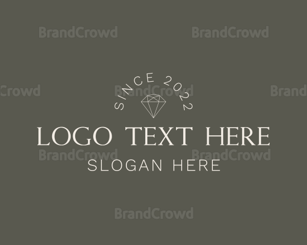 Elegant Diamond Wordmark Logo