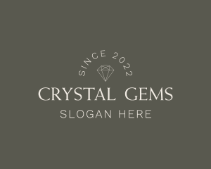 Elegant Diamond Wordmark logo design