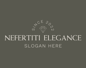 Elegant Diamond Wordmark logo design