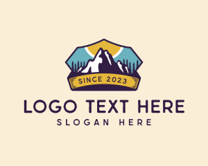 Summit - Trekking Outdoor Mountaineer logo design