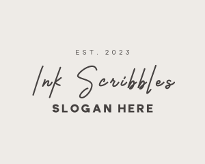 Handwritten - Handwritten Signature Business logo design