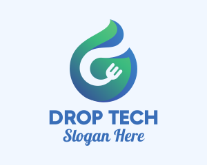 Drop - Food & Water Drop logo design