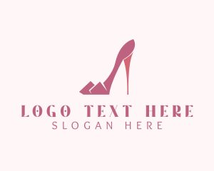 Footwear - High Heels Stiletto logo design