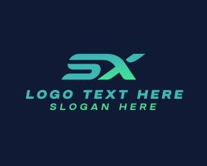 Gasoline - Gradient Tech SX logo design