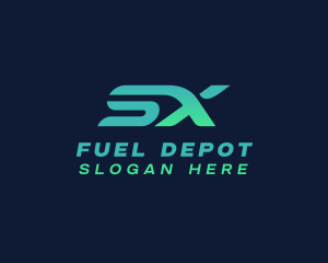 Gasoline - Gradient Tech SX logo design