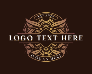 Jewelry - Decorative Floral Vine logo design