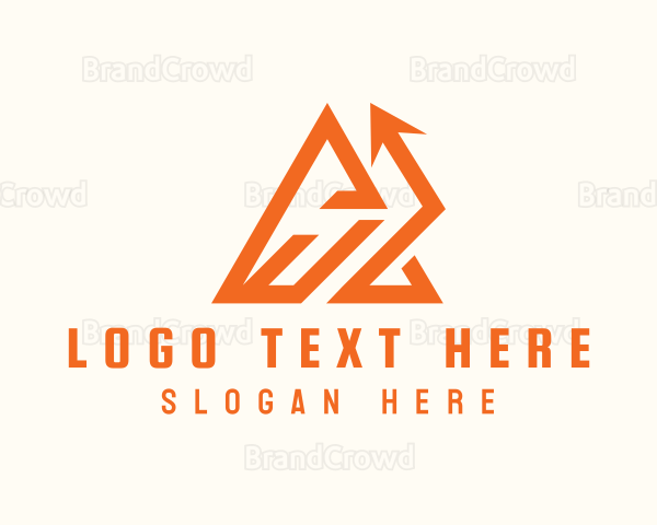 Simple Triangle Arrow Logo