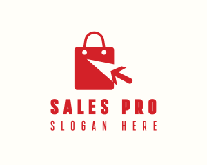 Ecommerce Shopping Sale logo design