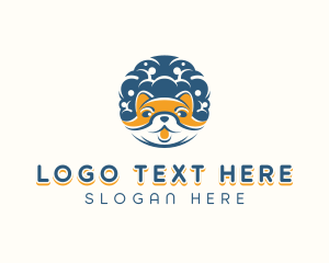 Dog - Dog Bath Groomer logo design